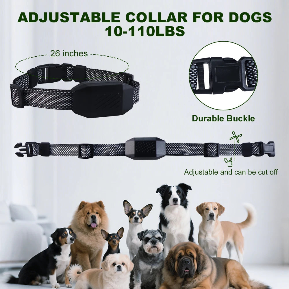 Dog Shock Training Collar | Smart Remote | 2600 FT Range | Waterproof | 3 Modes | 10–110 lbs