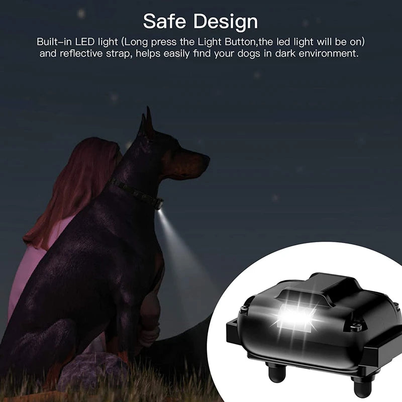 Electric Dog Training Collar | 2600 FT Remote | Shock Vibration Beep | 0-99 Levels | Waterproof | Multi-Dog