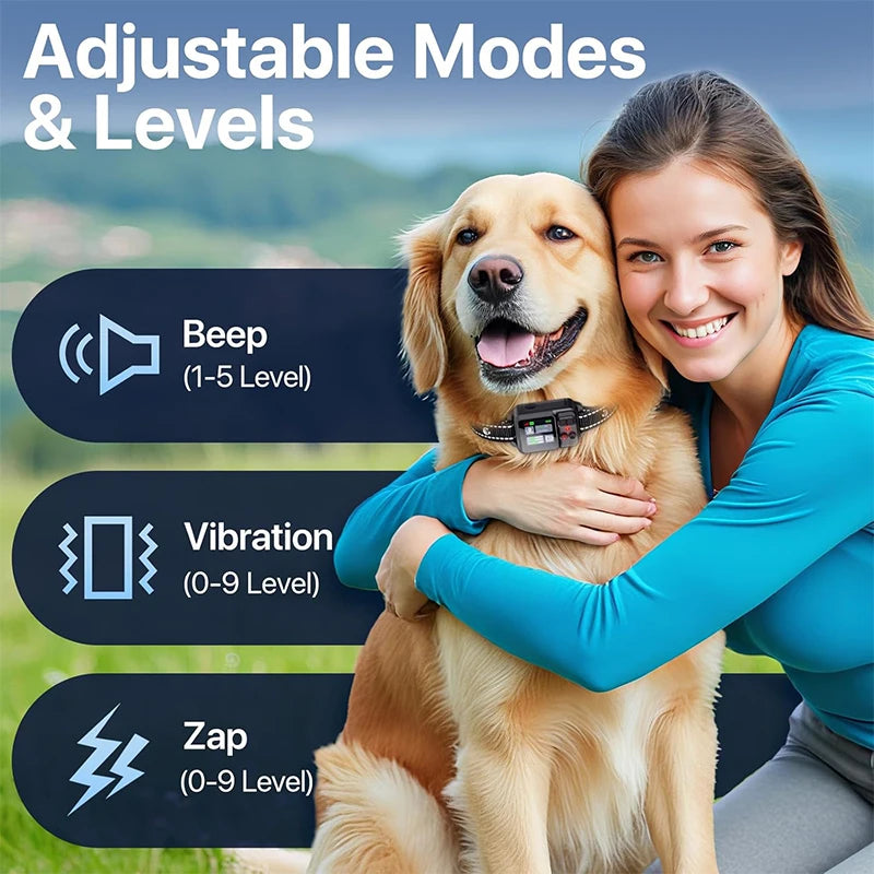 GPS Wireless Dog Fence System | 49–6561 ft Range | IP67 Waterproof | GPS Positioning | ZF500