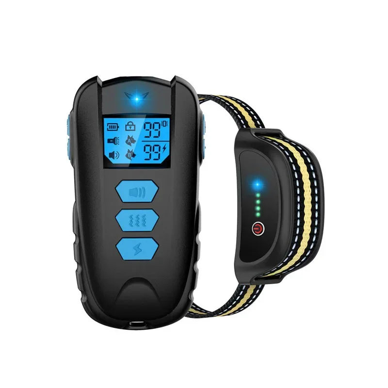 Electric Dog Training Collar | LCD Remote | 1650 FT Range | Shock Vibration Beep | All Size Dogs