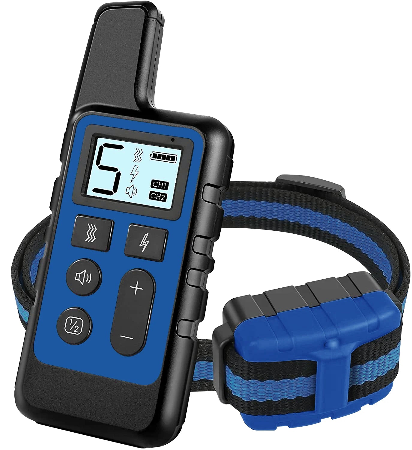 Waterproof Rechargeable Dog Training Collar with Remote | 3 Modes Beep Vibration Shock | 550 Yard Range