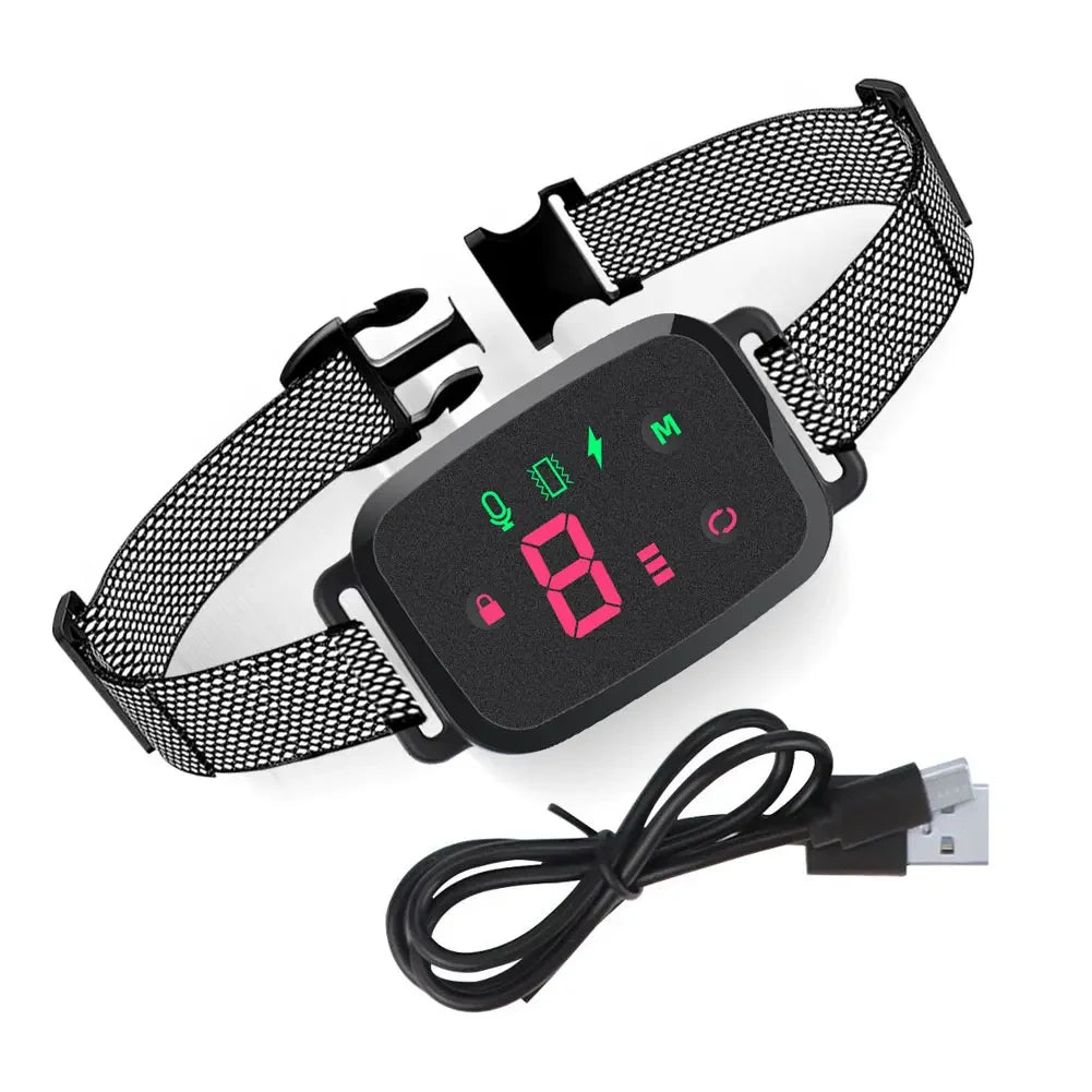 Smart Automatic Anti Bark Collar for Dogs | HD Digital Display | IP67 Waterproof | Rechargeable