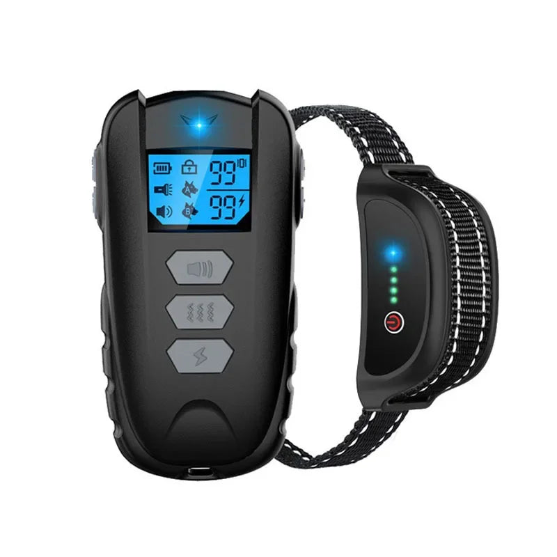 Electric Dog Training Collar | LCD Remote | 1650 FT Range | Shock Vibration Beep | All Size Dogs