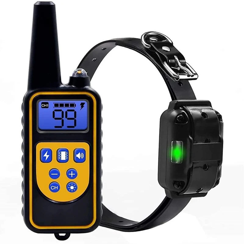 Electric Dog Training Collar | 2600 FT Remote | Shock Vibration Beep | 0-99 Levels | Waterproof | Multi-Dog
