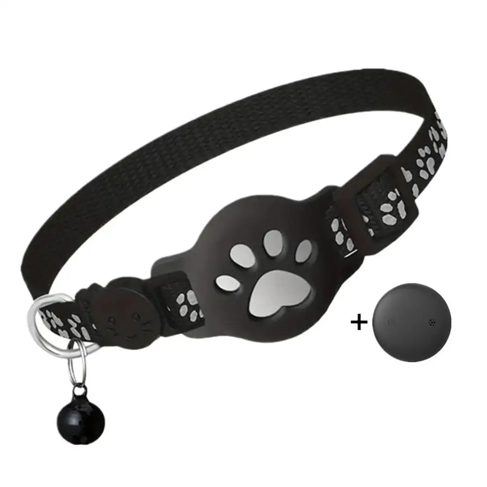 Mini GPS Cat & Dog Tracker Collar | Real-Time Anti-Lost Tracking | Waterproof | Reflective Safety Strip