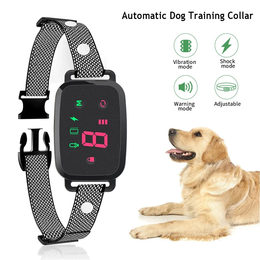 Smart Automatic Anti Bark Collar for Dogs | HD Digital Display | IP67 Waterproof | Rechargeable