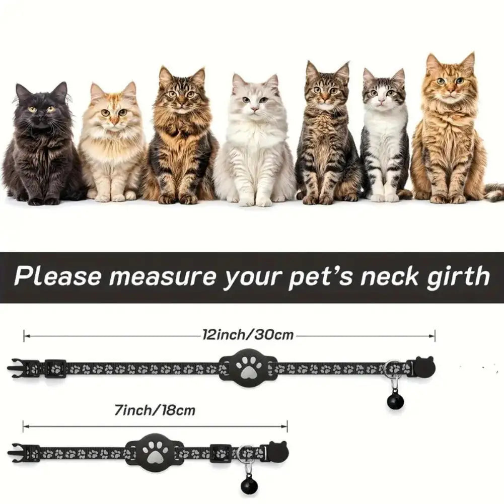 Mini GPS Cat & Dog Tracker Collar | Real-Time Anti-Lost Tracking | Waterproof | Reflective Safety Strip