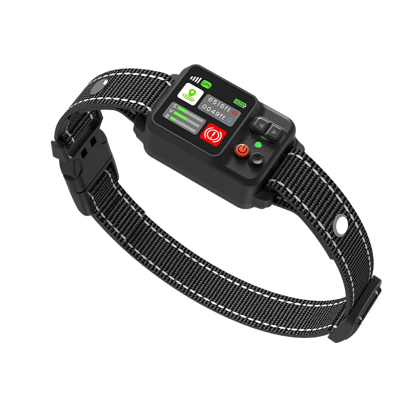 GPS Wireless Dog Fence System | 49–6561 ft Range | IP67 Waterproof | GPS Positioning | ZF500